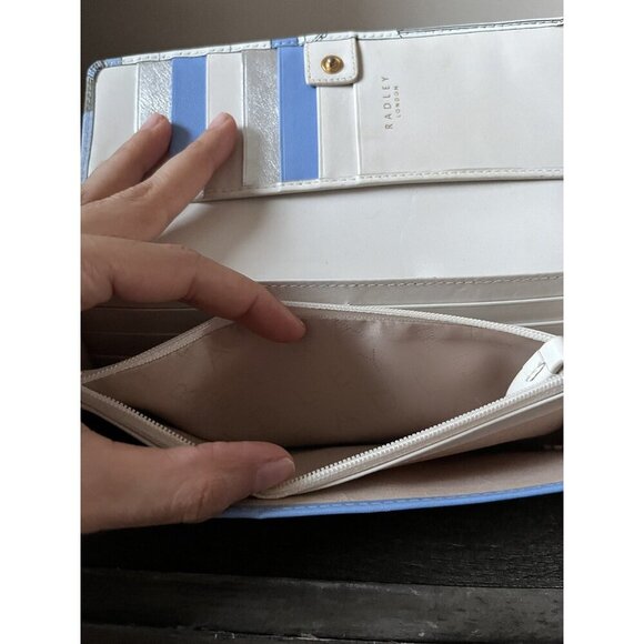 Radley London The Observatory Flapover Leather Matinee Wallet Dalmatian Scottie - Picture 7 of 10